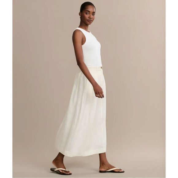 Jenni Kayne Annabel Linen Midi Skirt S - Picture 2 of 10